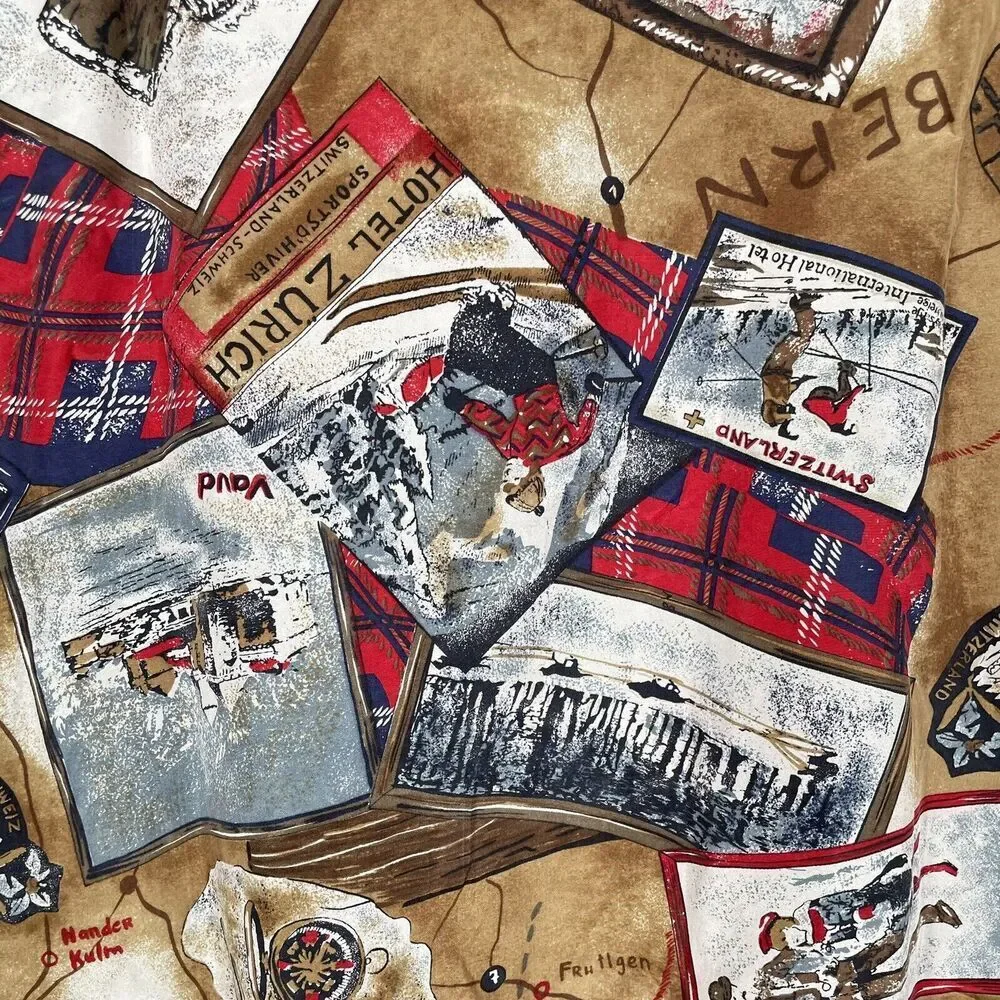 Vintage Studio Ray Track Jacket Womens Petite Med Silk Lined Switzerland Art - Picture 11 of 15